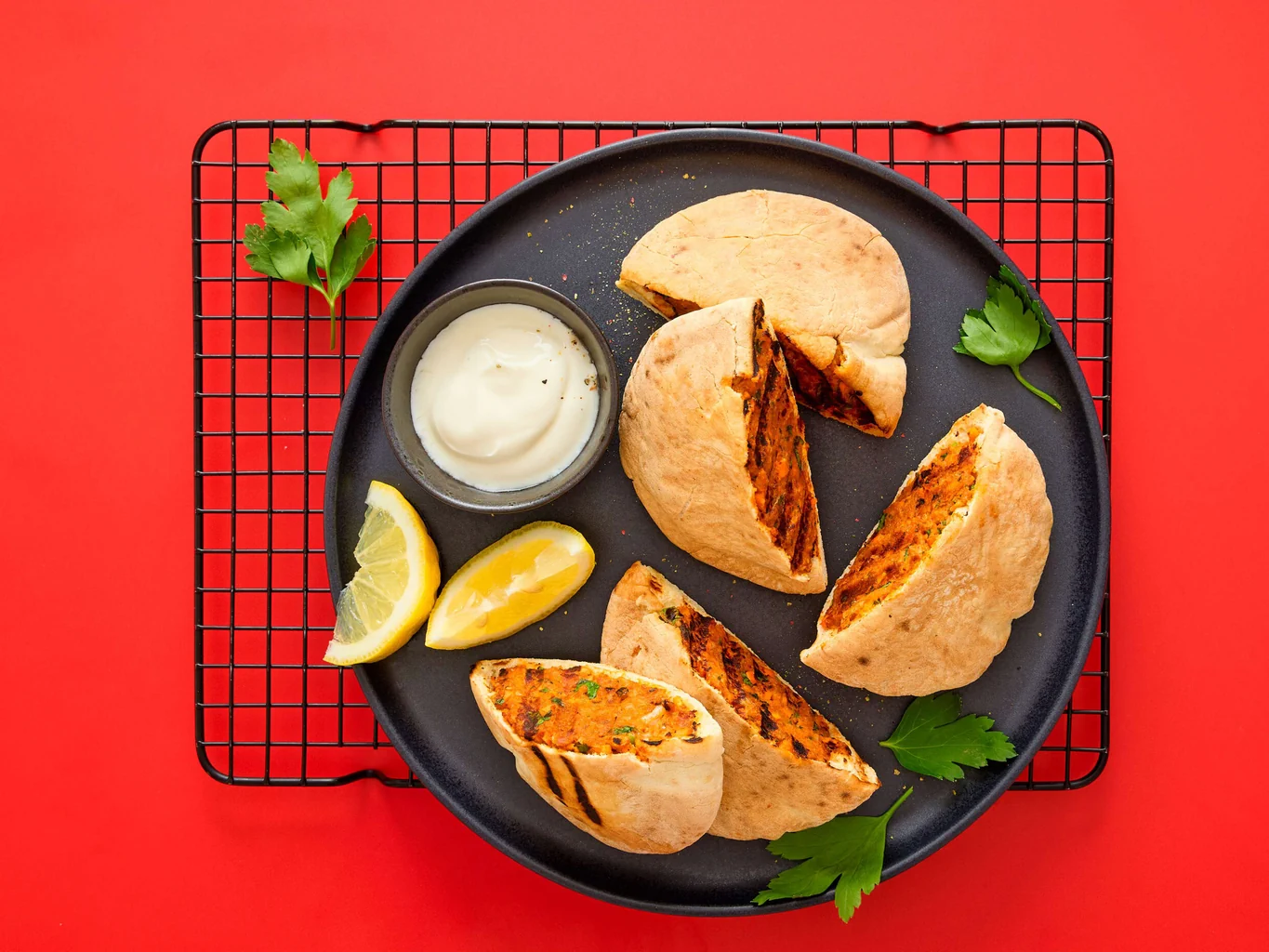 Pita mit Füllung