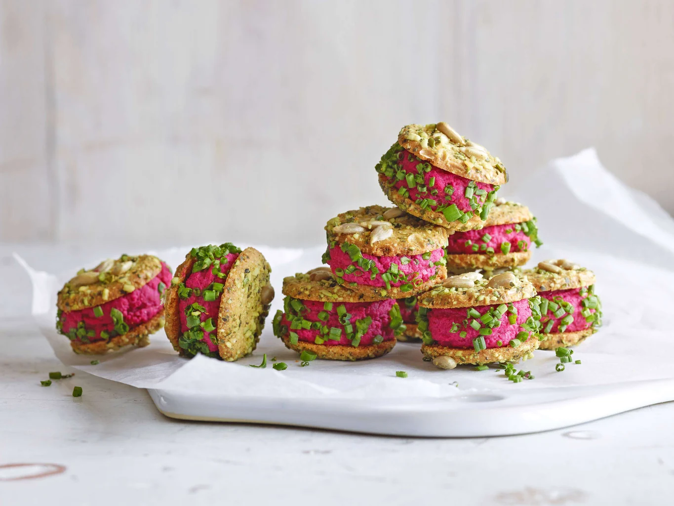 Mini-sandwichs à l’houmous