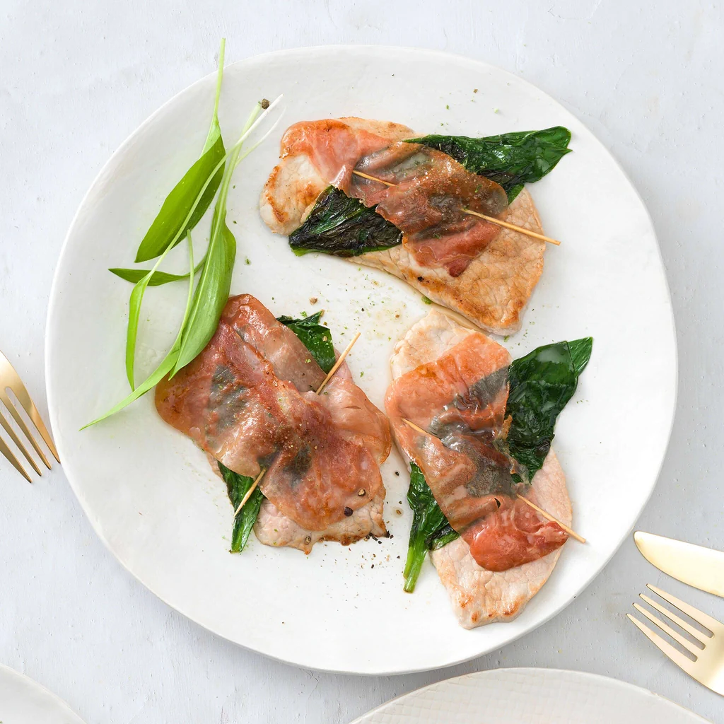 Bärlauch-Saltimbocca