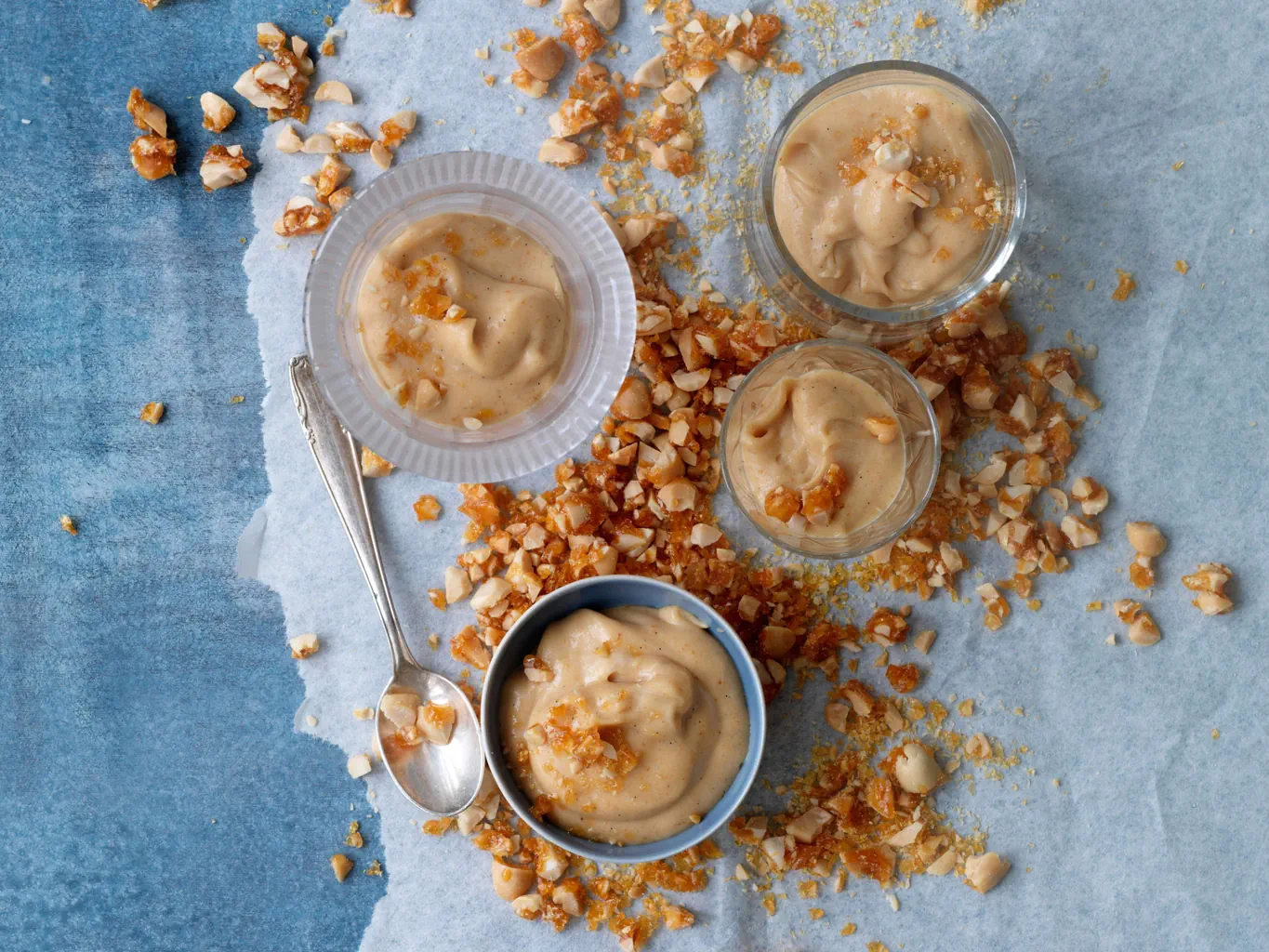 Erdnussbuttercreme mit Krokant