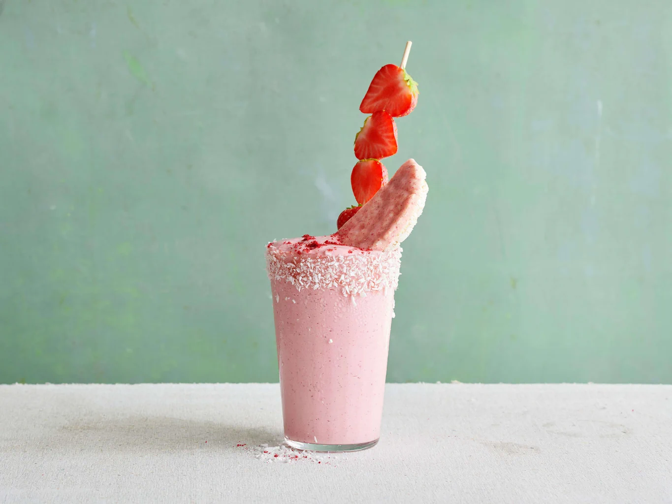 Frappé à la fraise
