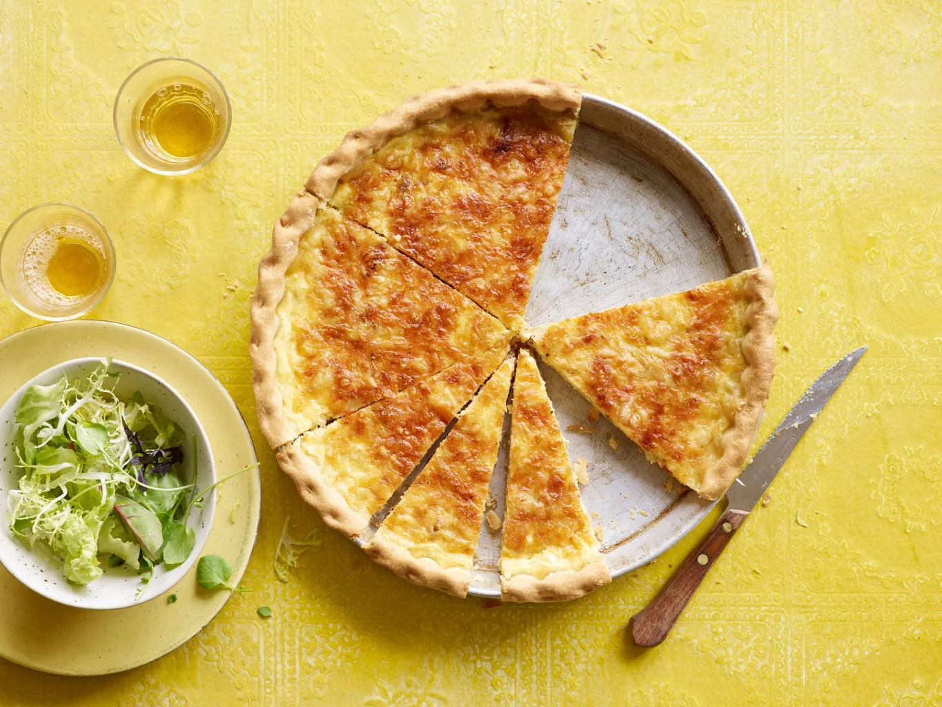 Crostata di cipolle e formaggio