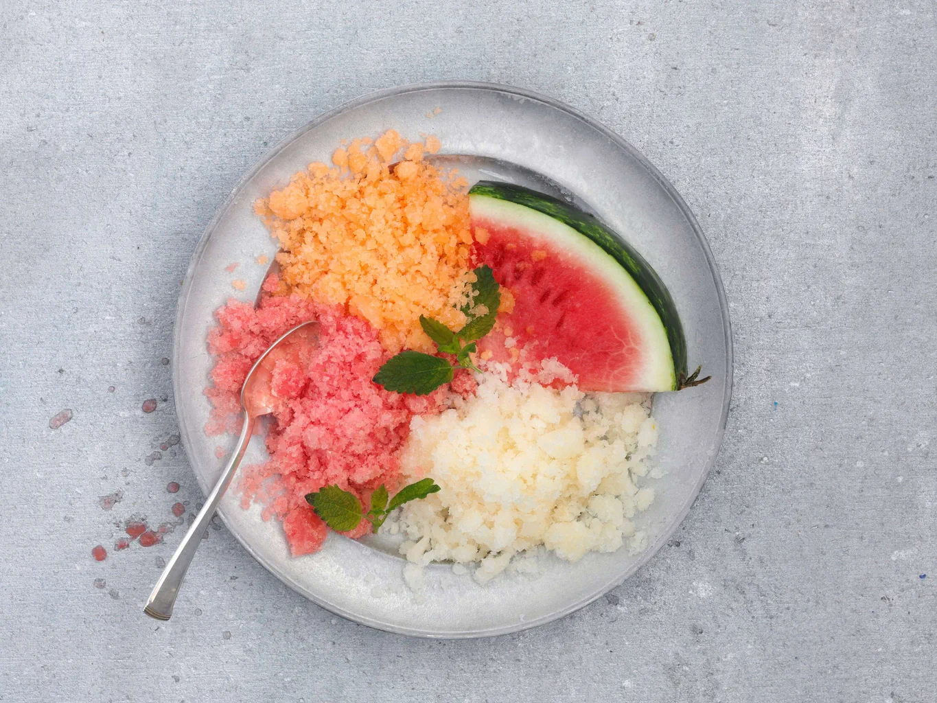 Granité de melon