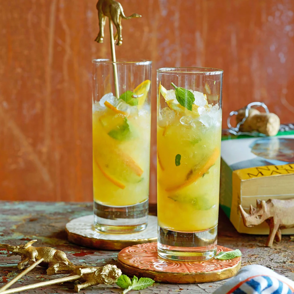 Cidre avec glaçons