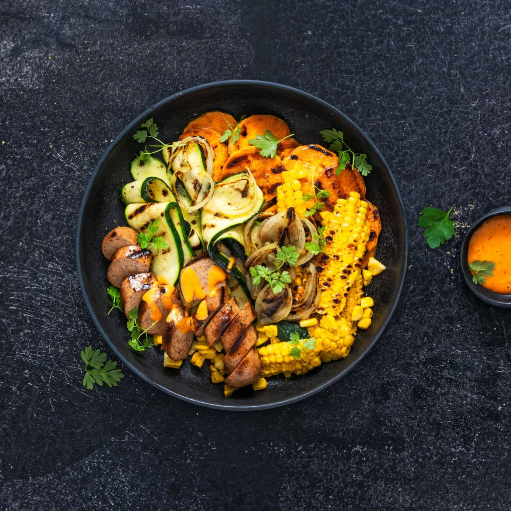 Vegane BBQ-Bowl 