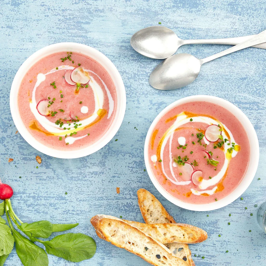 Gazpacho di ravanelli