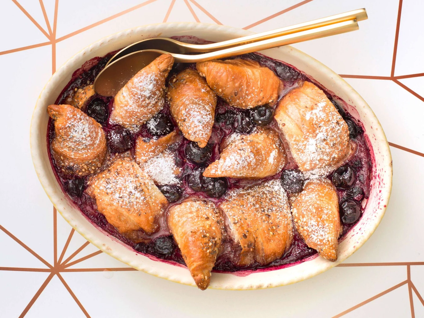 Gratin de cerises au miel