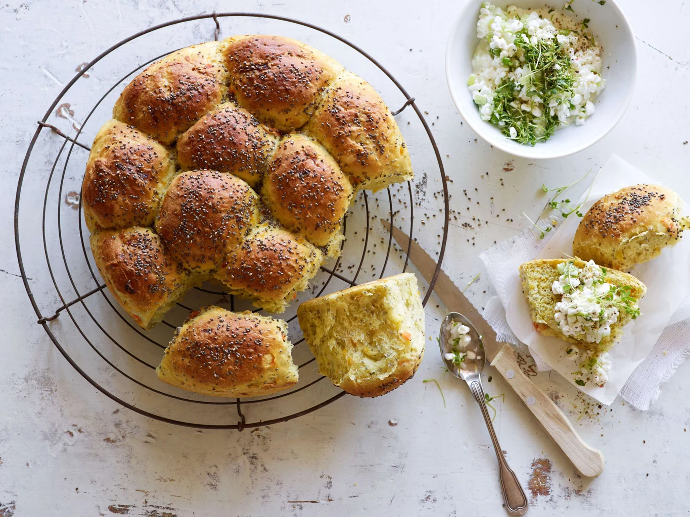 Petits pains au chia