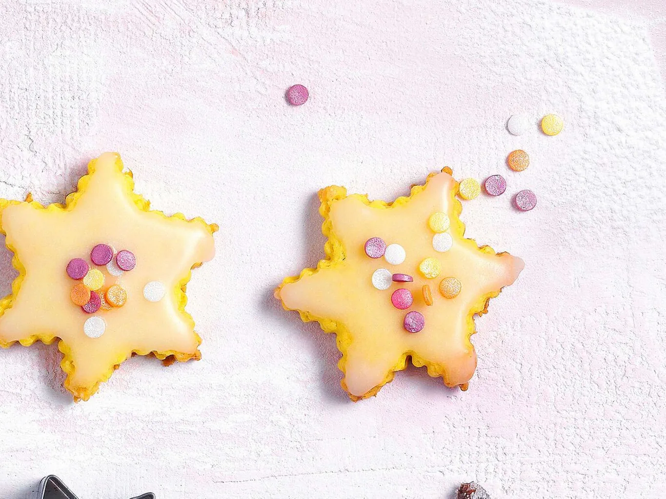 Stelle alla curcuma e alla zucca