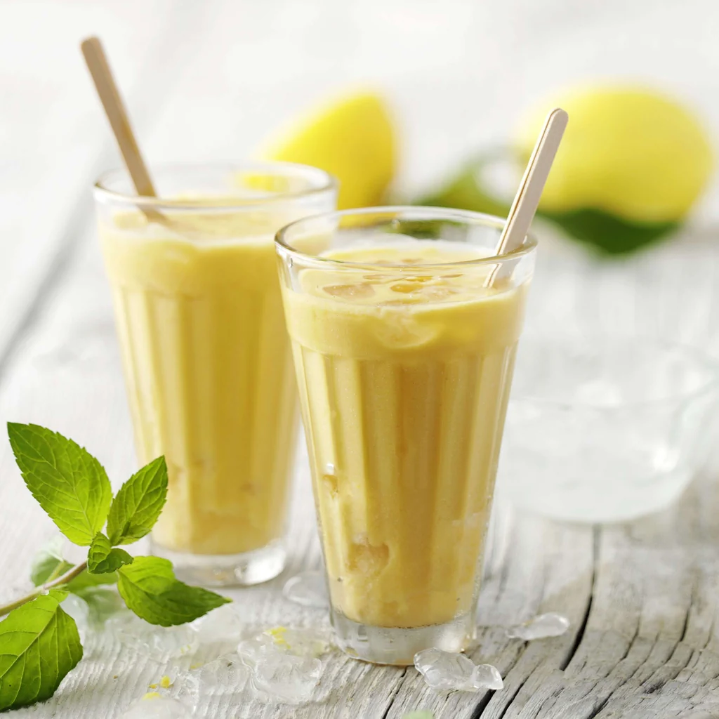 Cocktail fraîcheur à la mangue et à la papaye