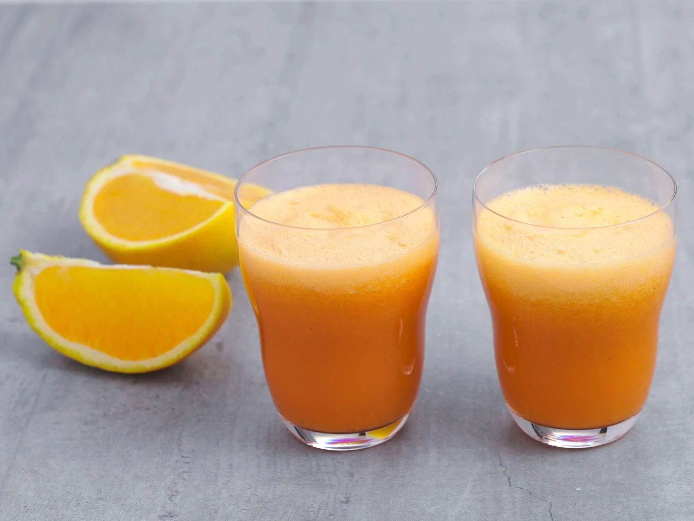 Smoothie à l'orange