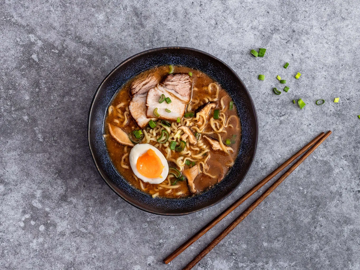 Miso ramen con chashu