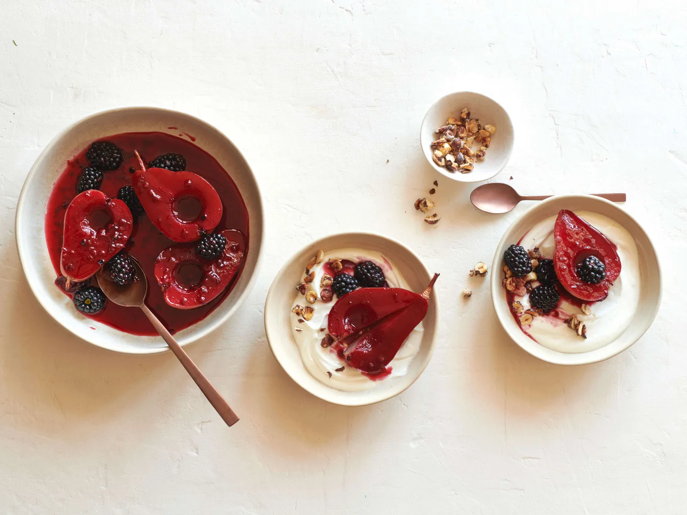 Compote de mûres aux poires