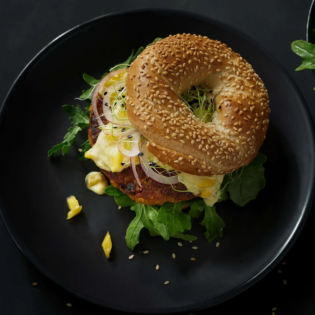 Burger di lenticchie rosse