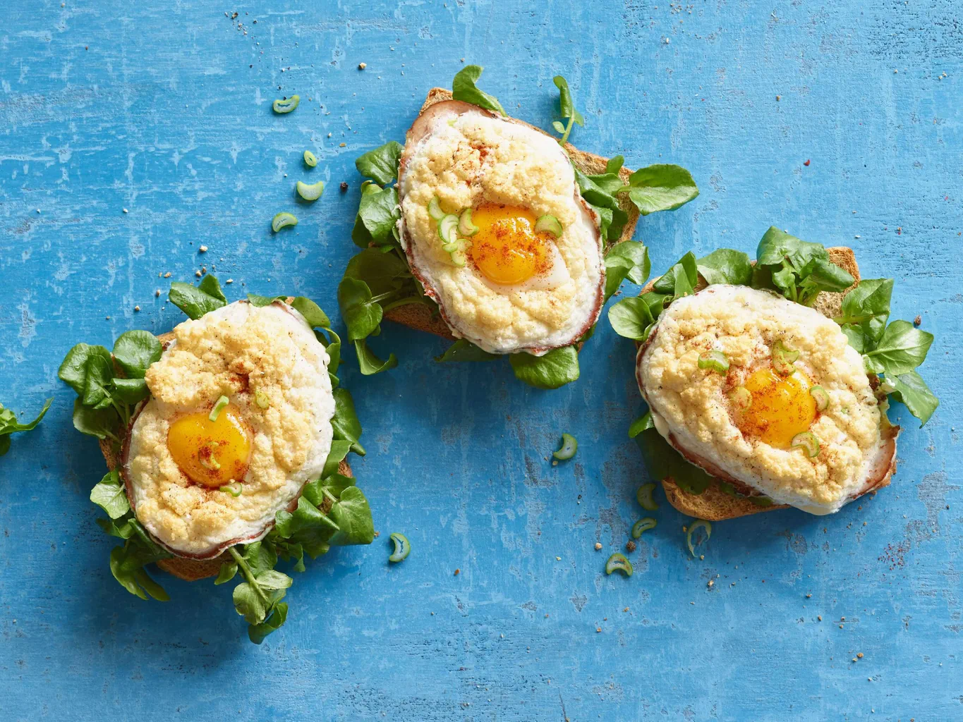 Cloud-Egg auf Toast