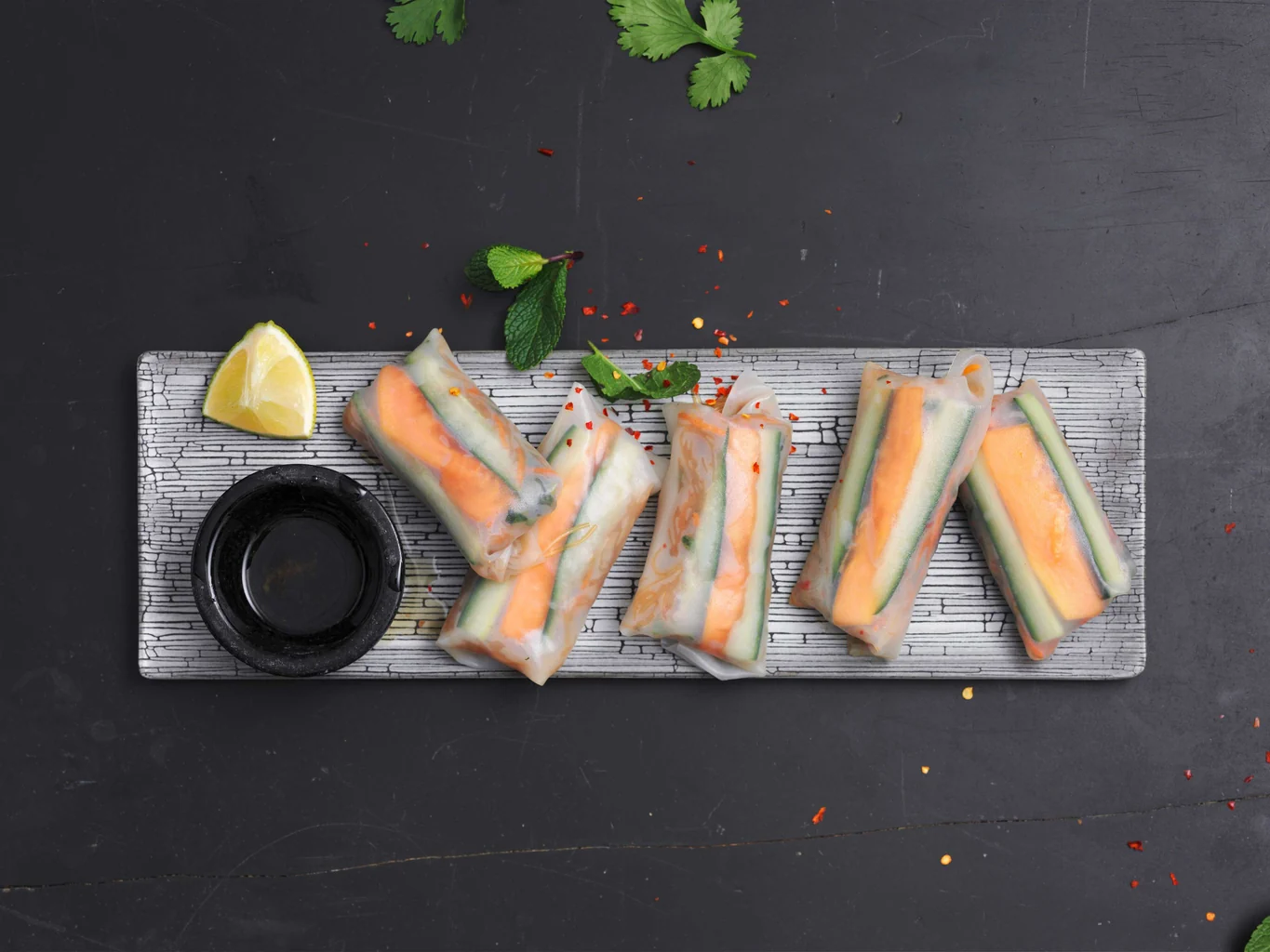 Involtini vietnamiti vegetariani