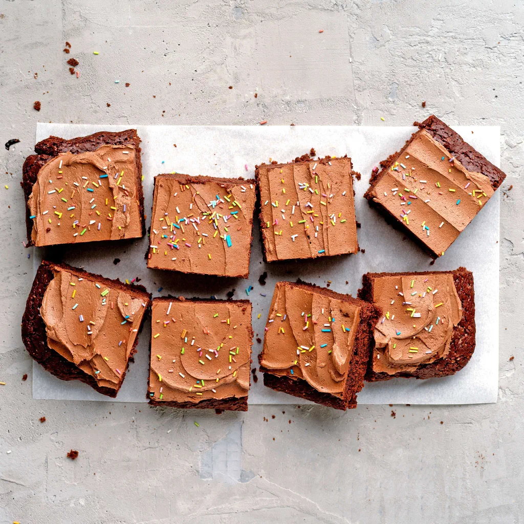 Gâteau au chocolat végan avec frosting