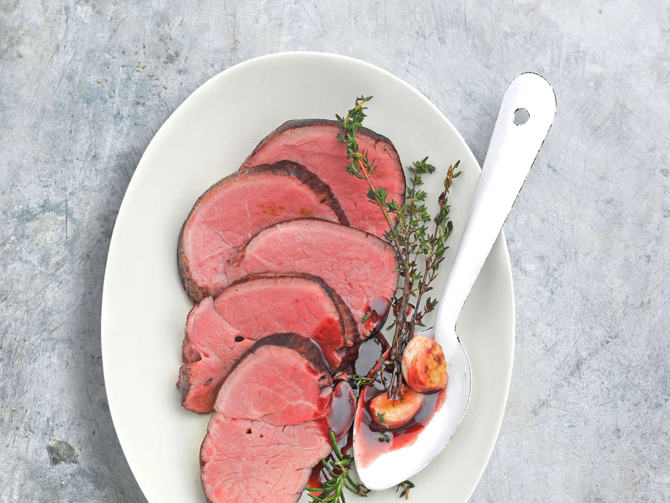 Rindsfilet mit Rotwein-Balsamico-Sauce