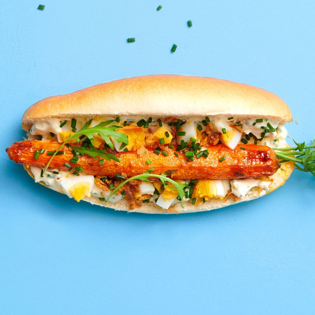 Hot dog alla carota