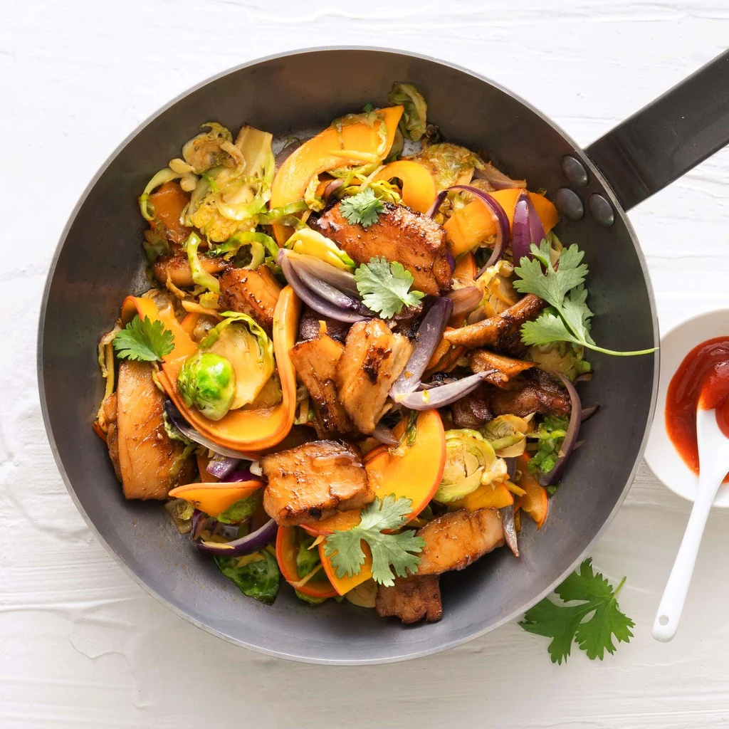 Poêlée de courge végane 