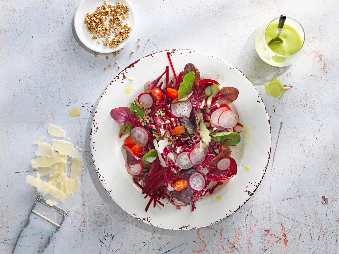 Salade César végétarienne