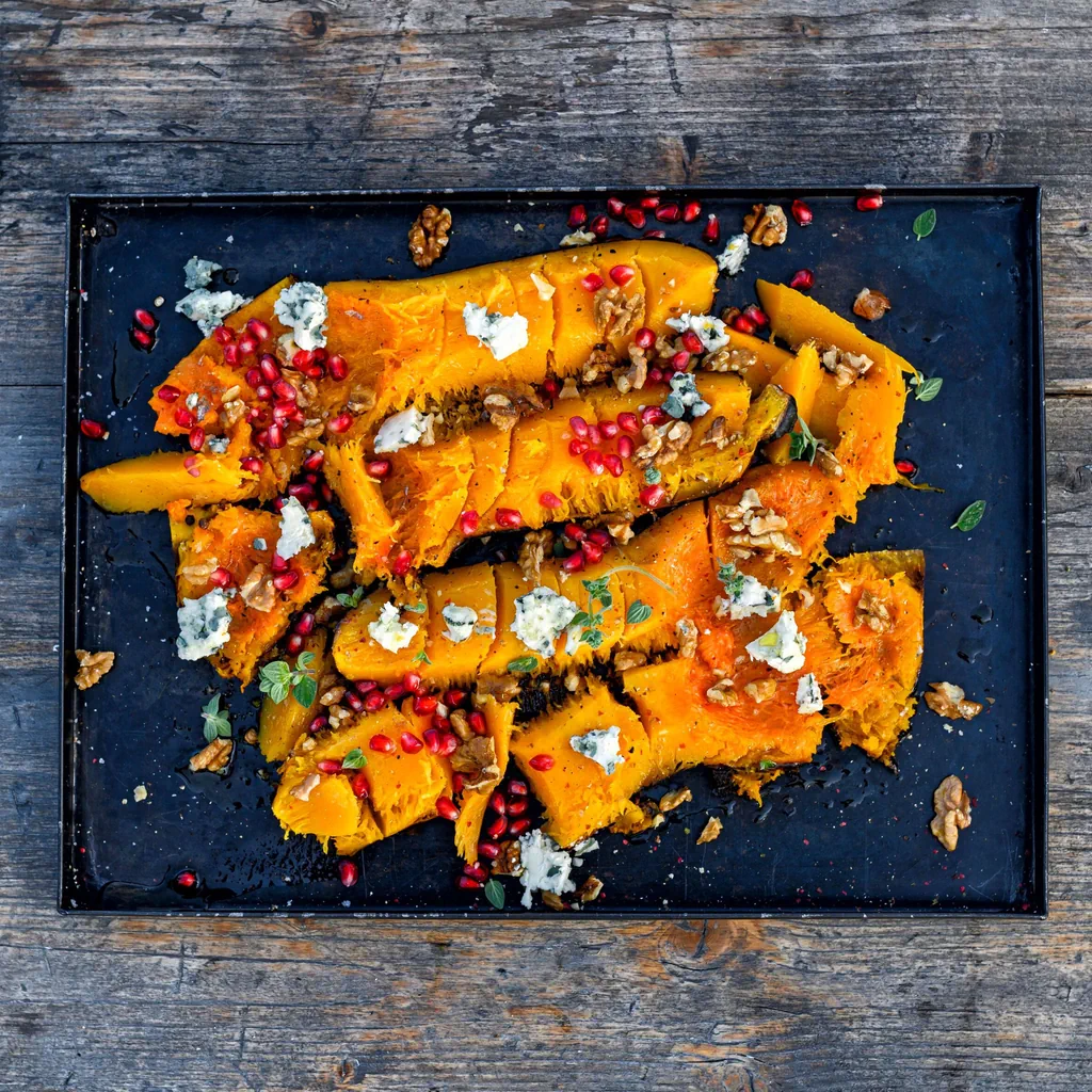 Zucca intera alla griglia
