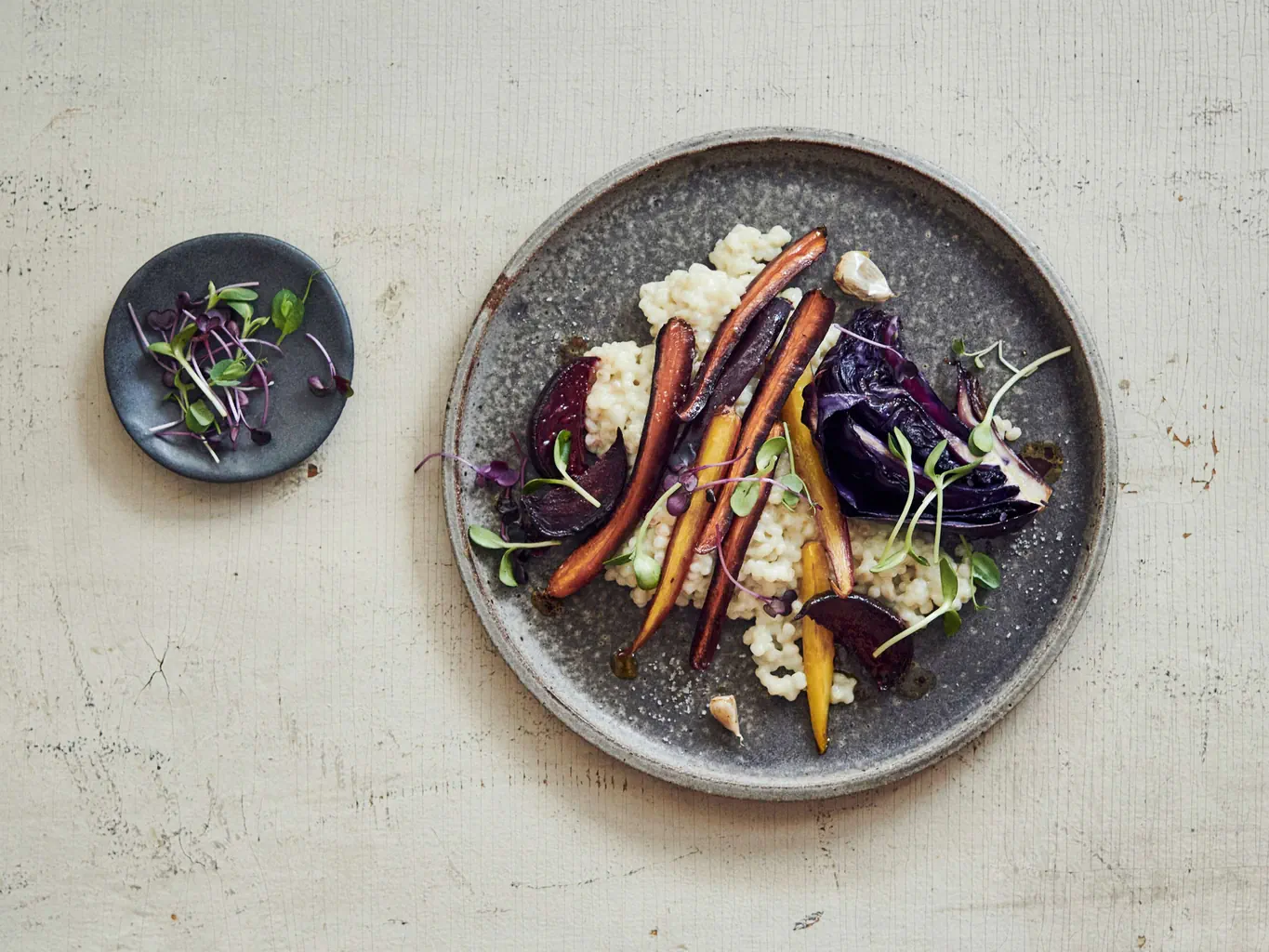 Orzo perlato con verdure al forno