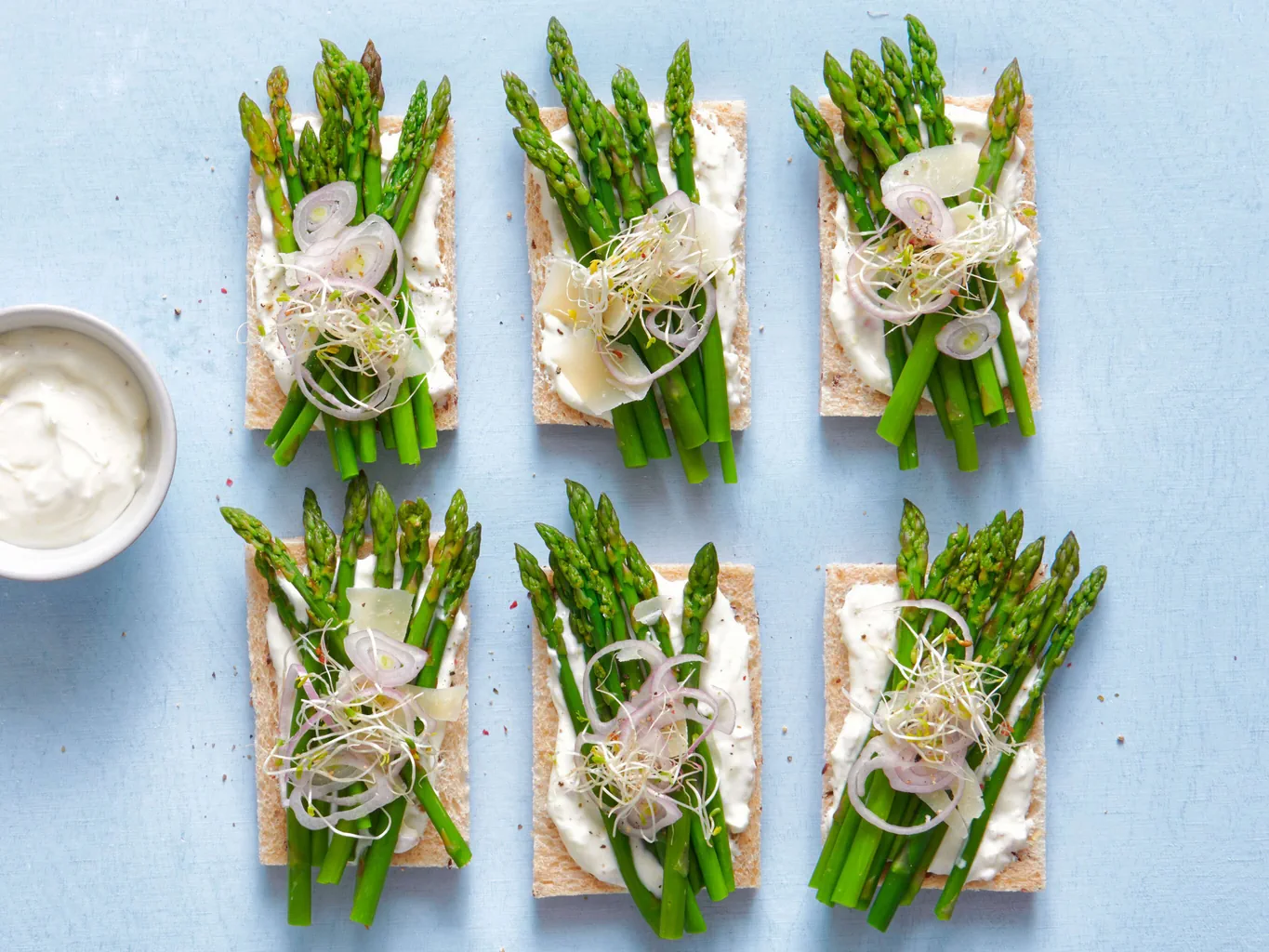 Toast aux asperges