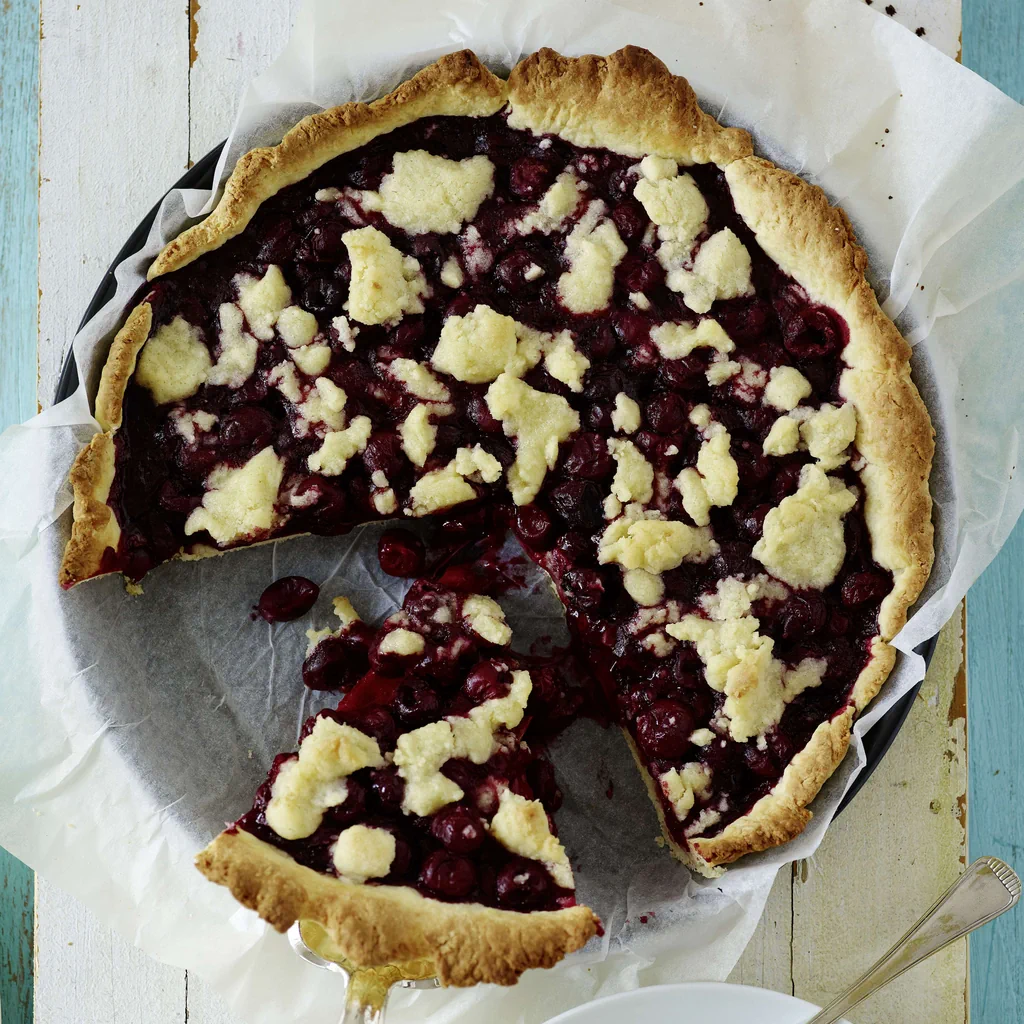 Kirschenkuchen mit Zimtstreusel