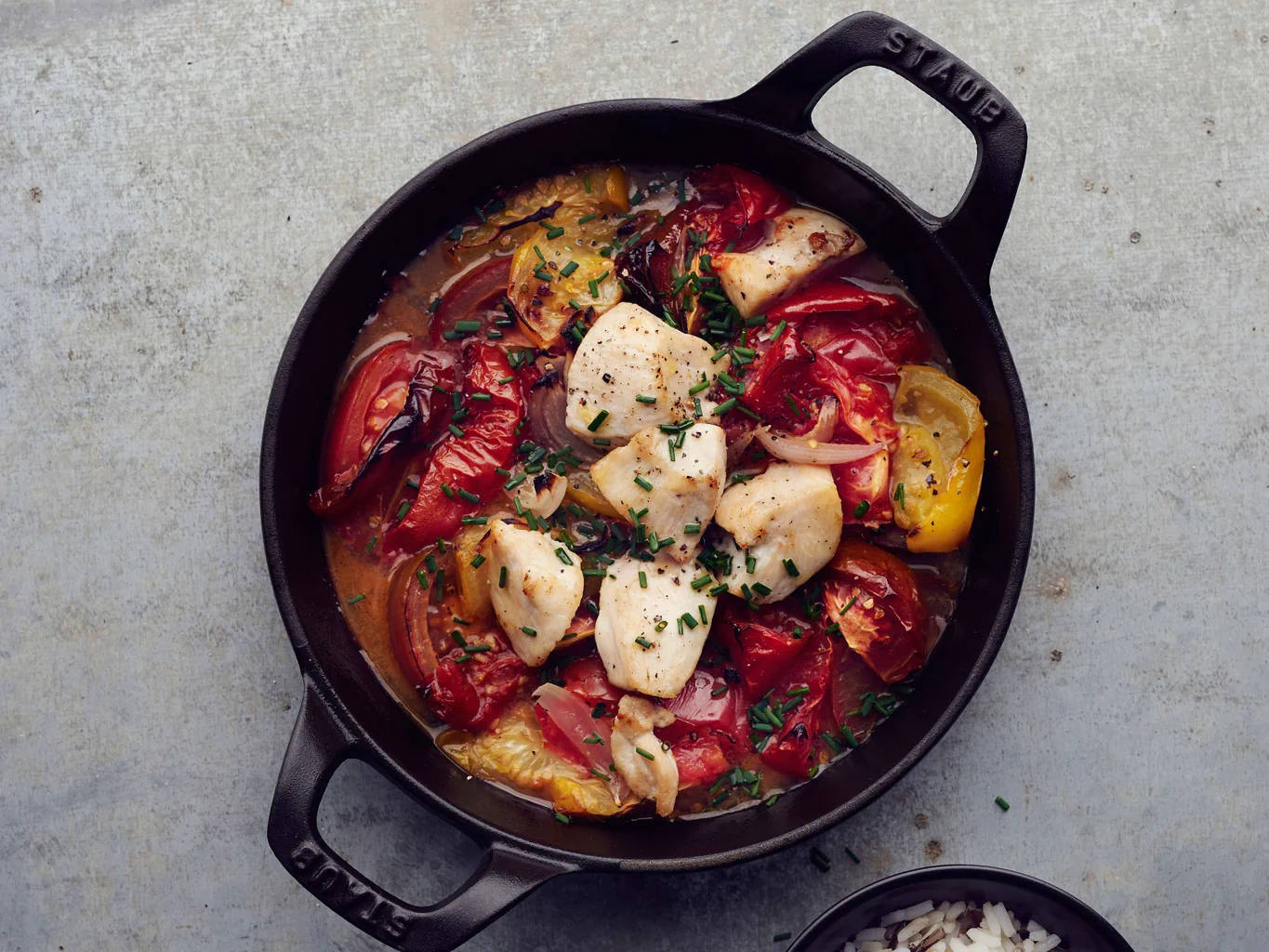 Tomaten-Poulet-Ragout