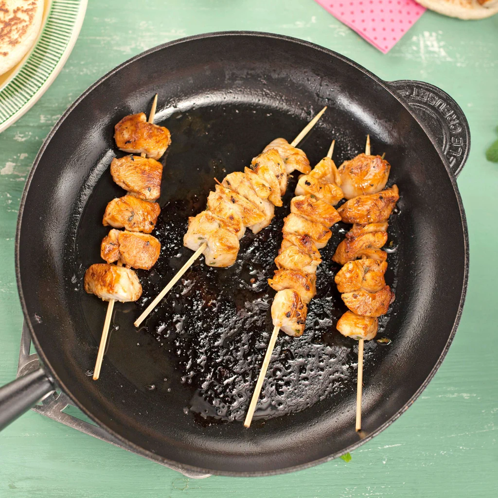 Honig-Poulet-Spiess