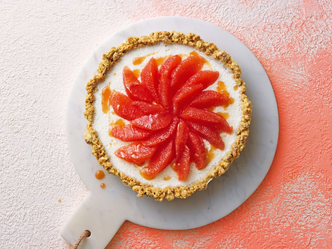 Torta al cocco e pompelmo