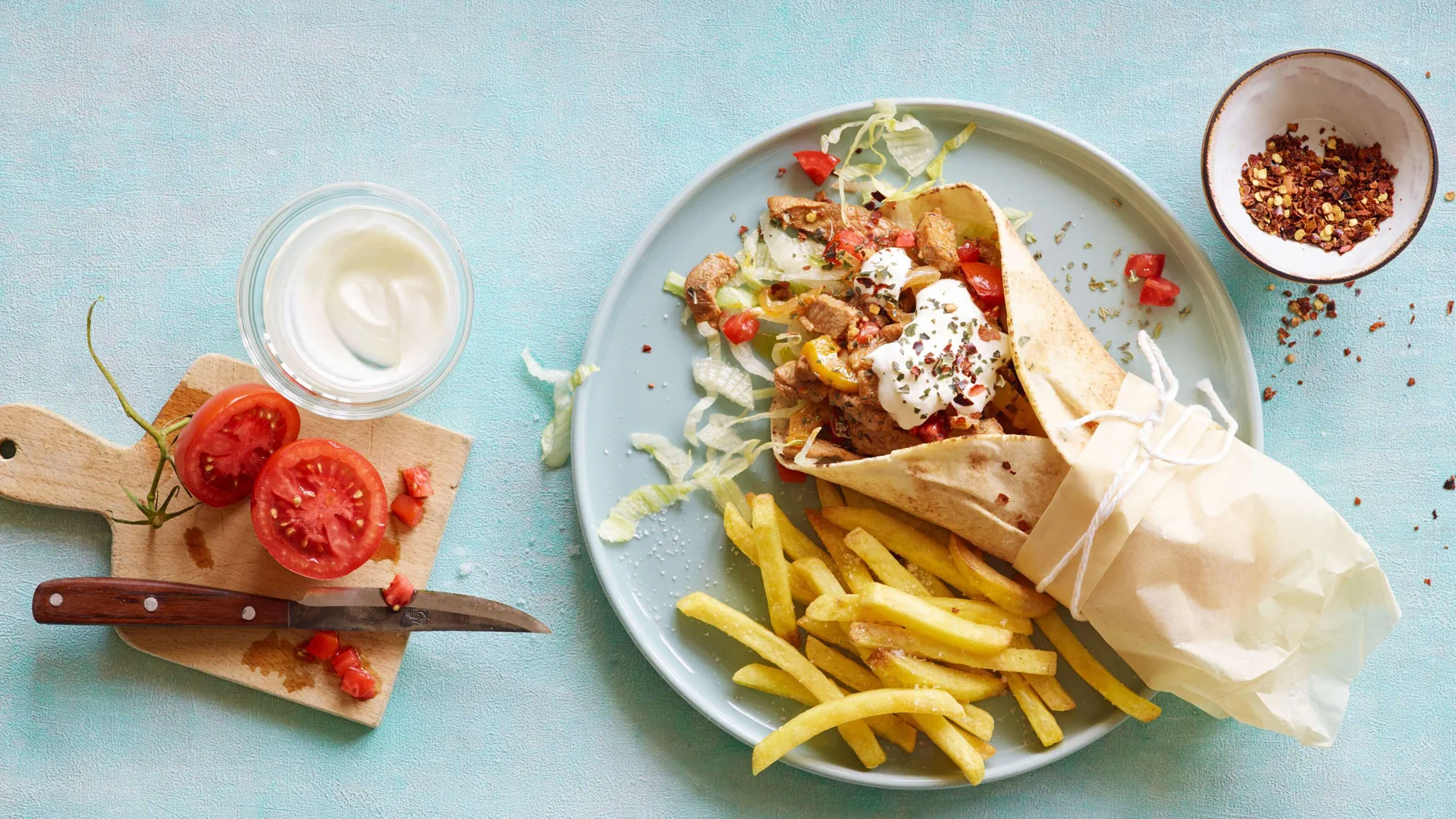 Gyros di maiale