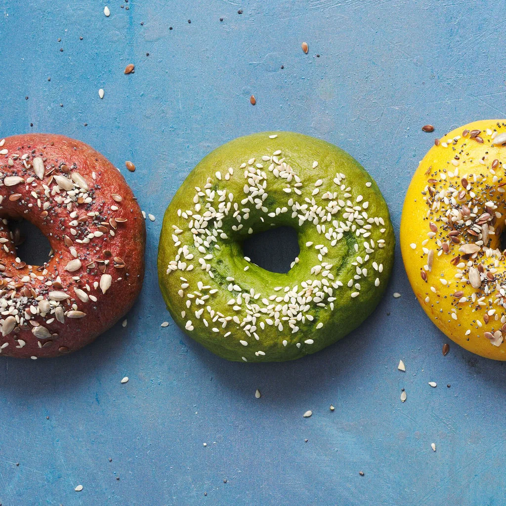 Bagel colorati