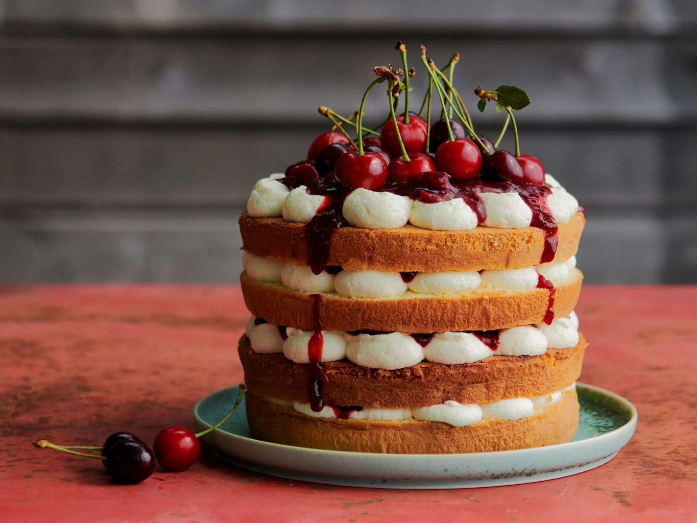 Tourte aux cerises