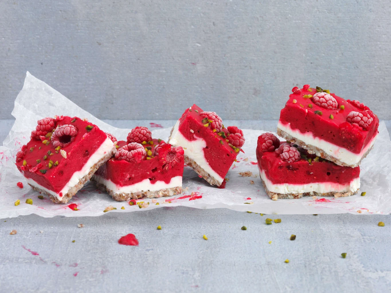 Himbeersorbet-Bites