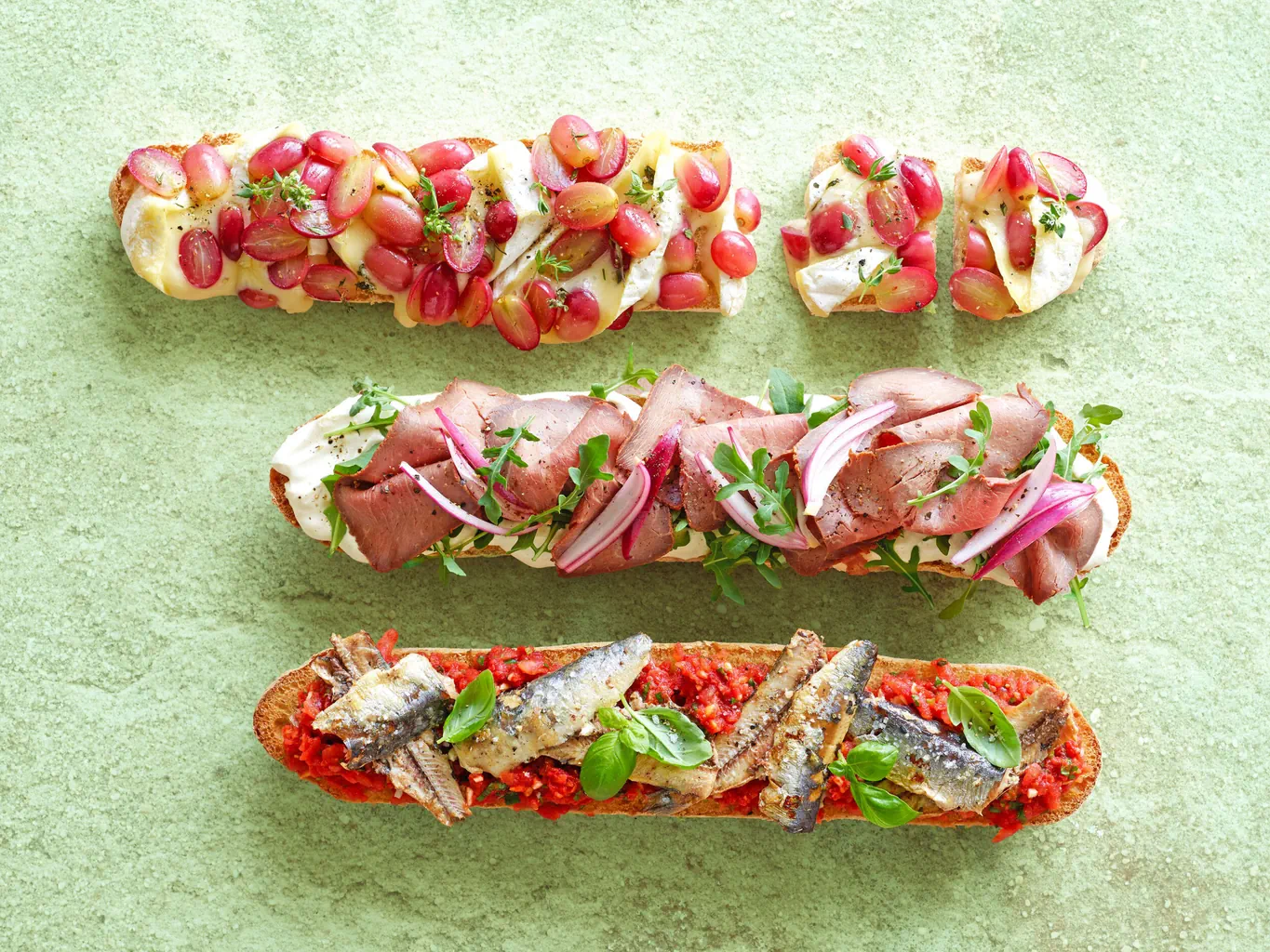 Baguette en trois façons