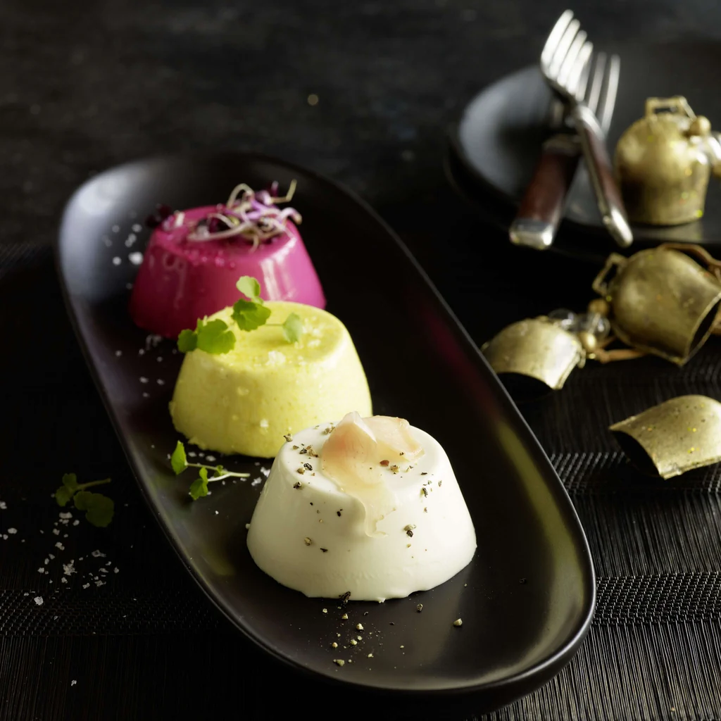 Panne cotte salate