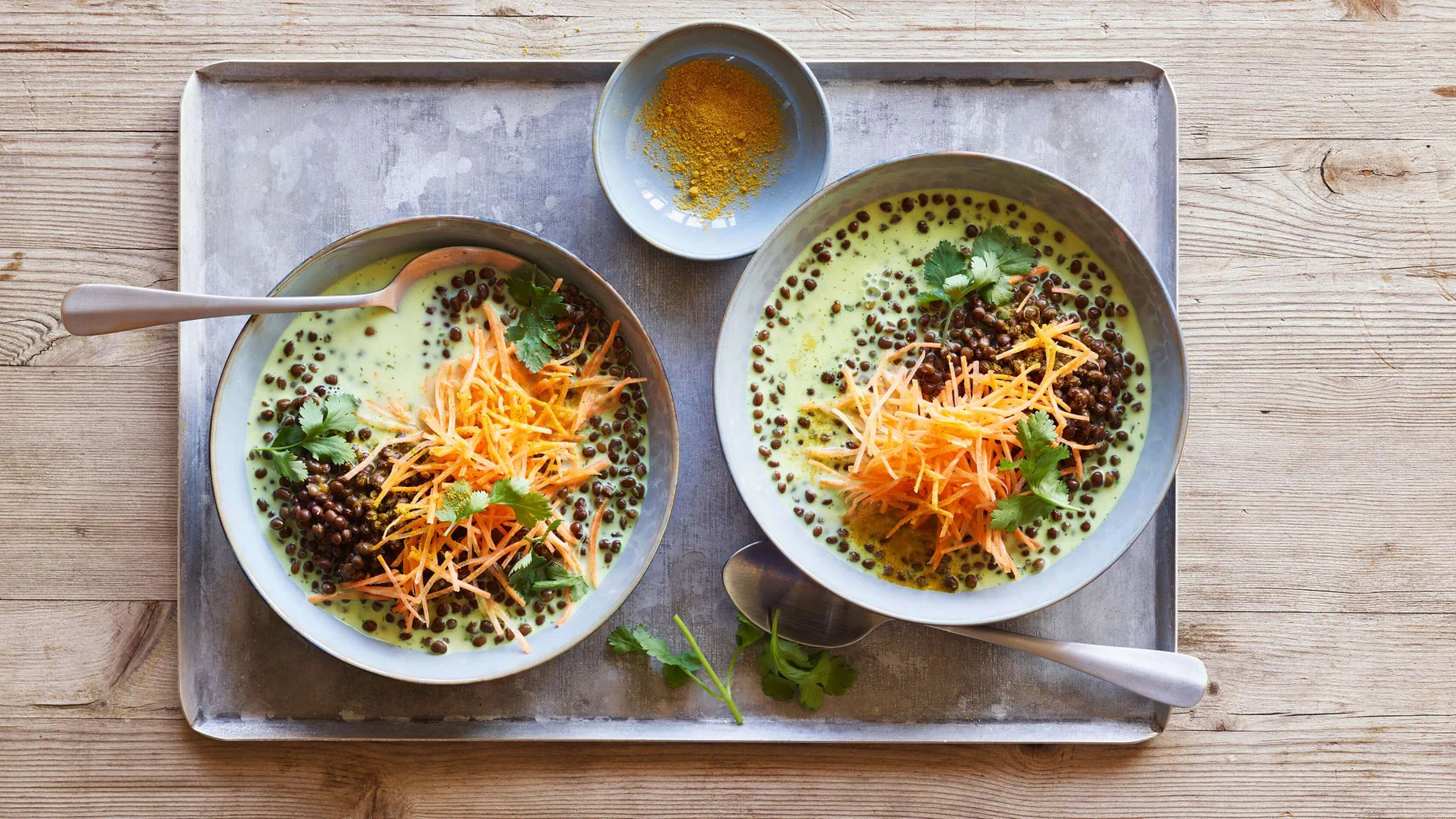 Soupe de lentilles au curry