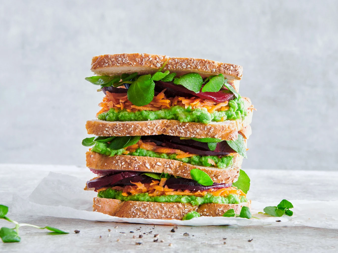 Randen-Erbsen-Sandwich