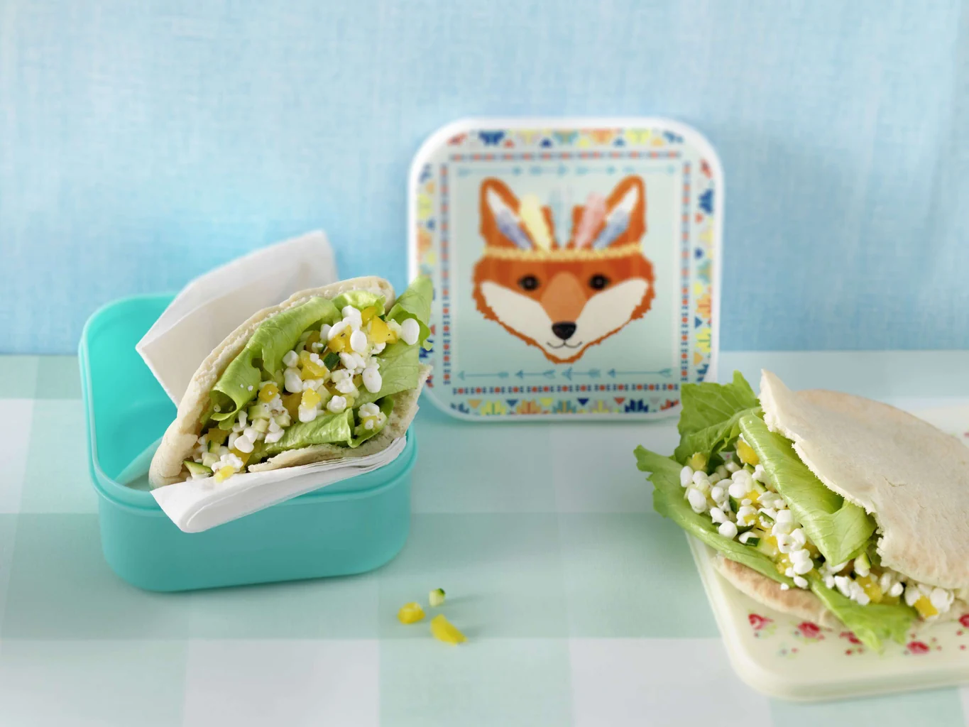 Gefüllte Pita-Taschen