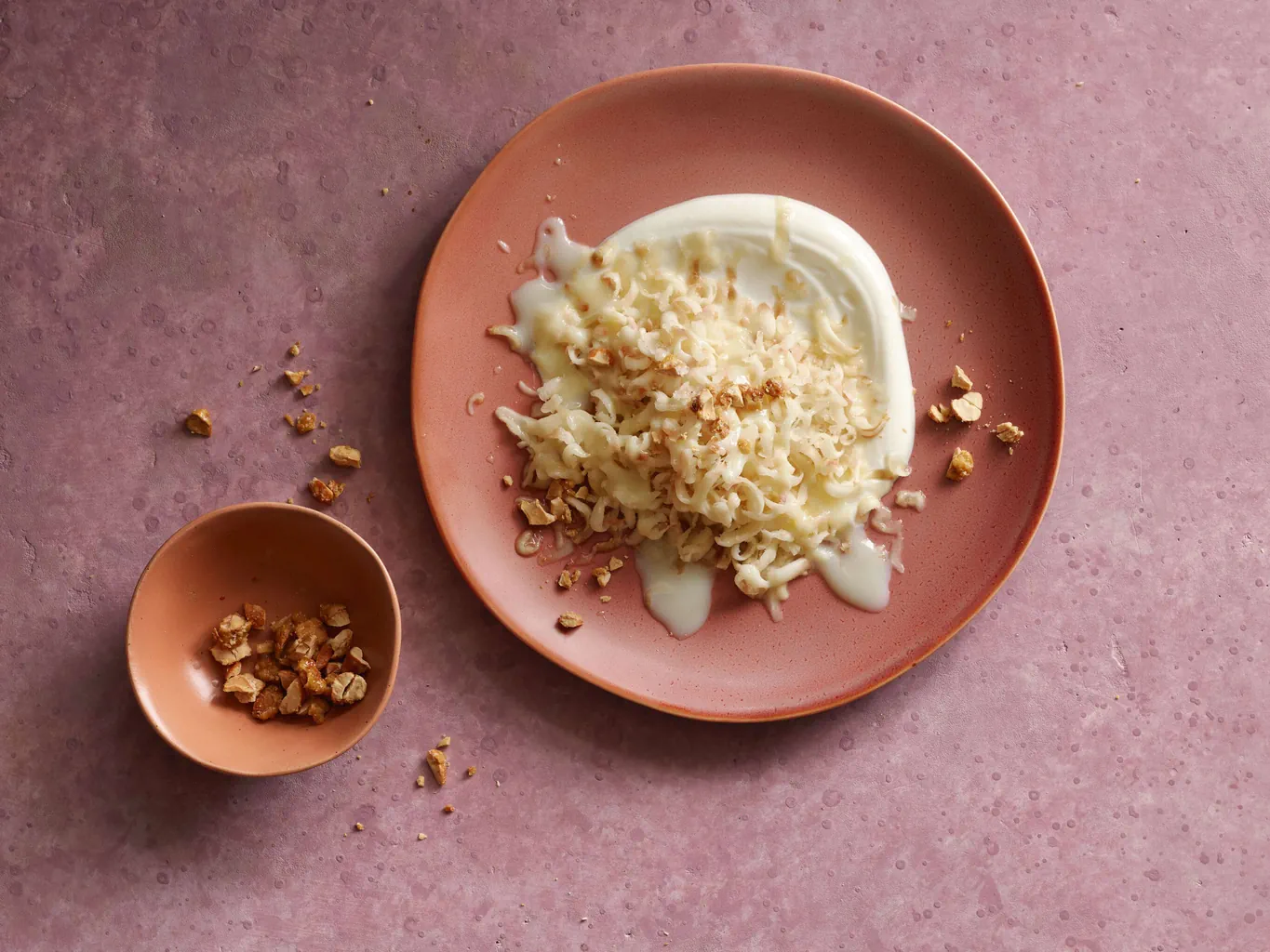 Joghurt mit gefrorener Banane