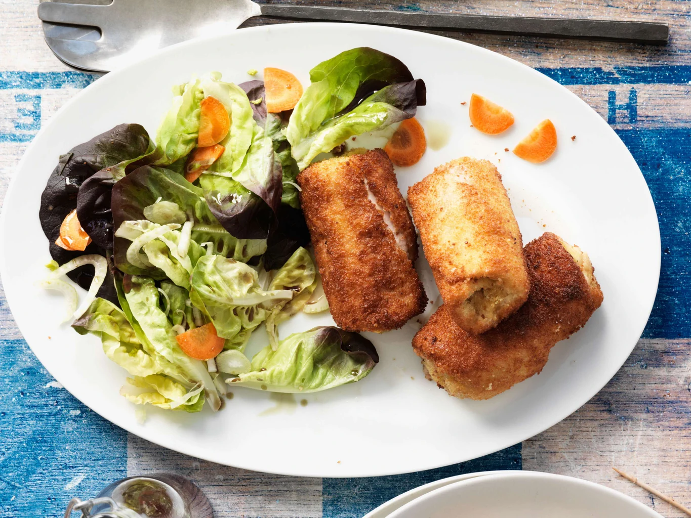 Cordon-bleu estival avec mozzarella