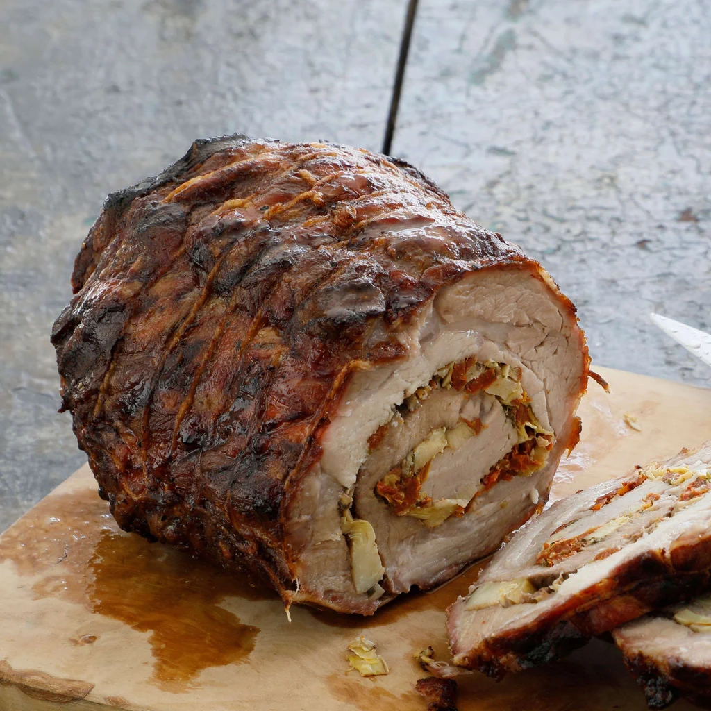 Rollbraten mit Antipasti-Füllung