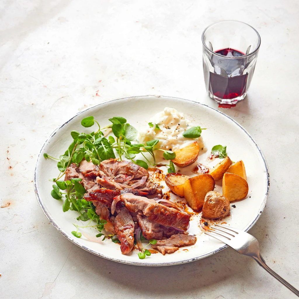 Arrosto farcito con cipolle