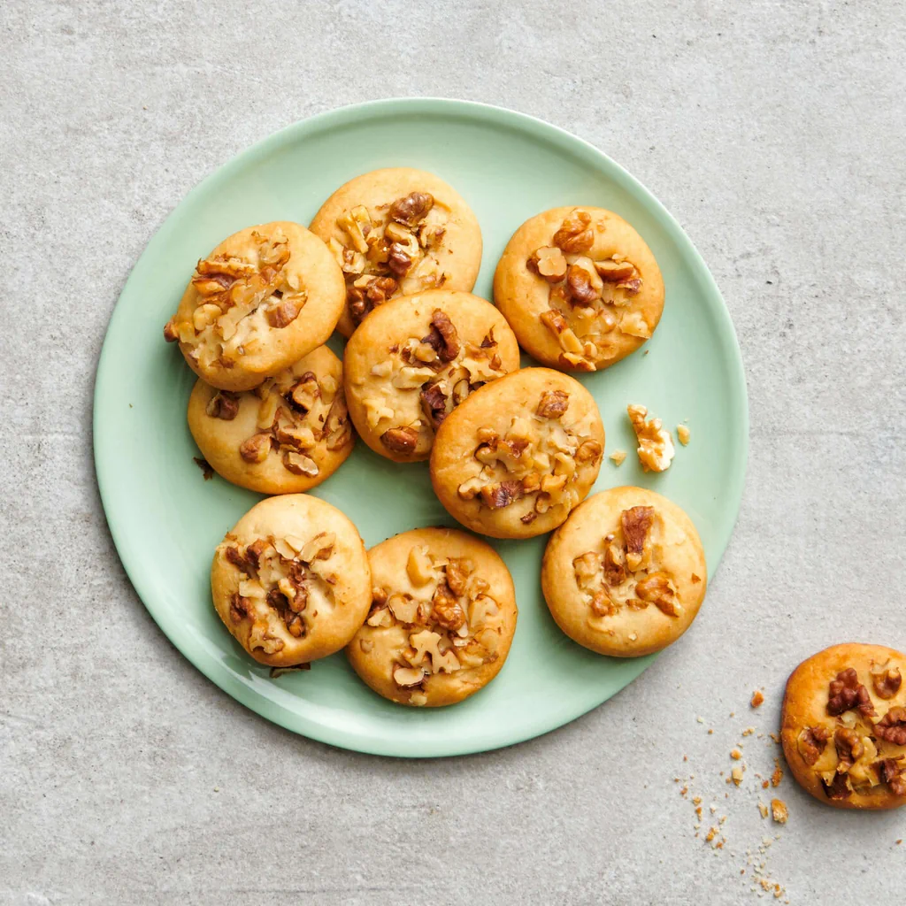 Cookies au miel et aux noix 