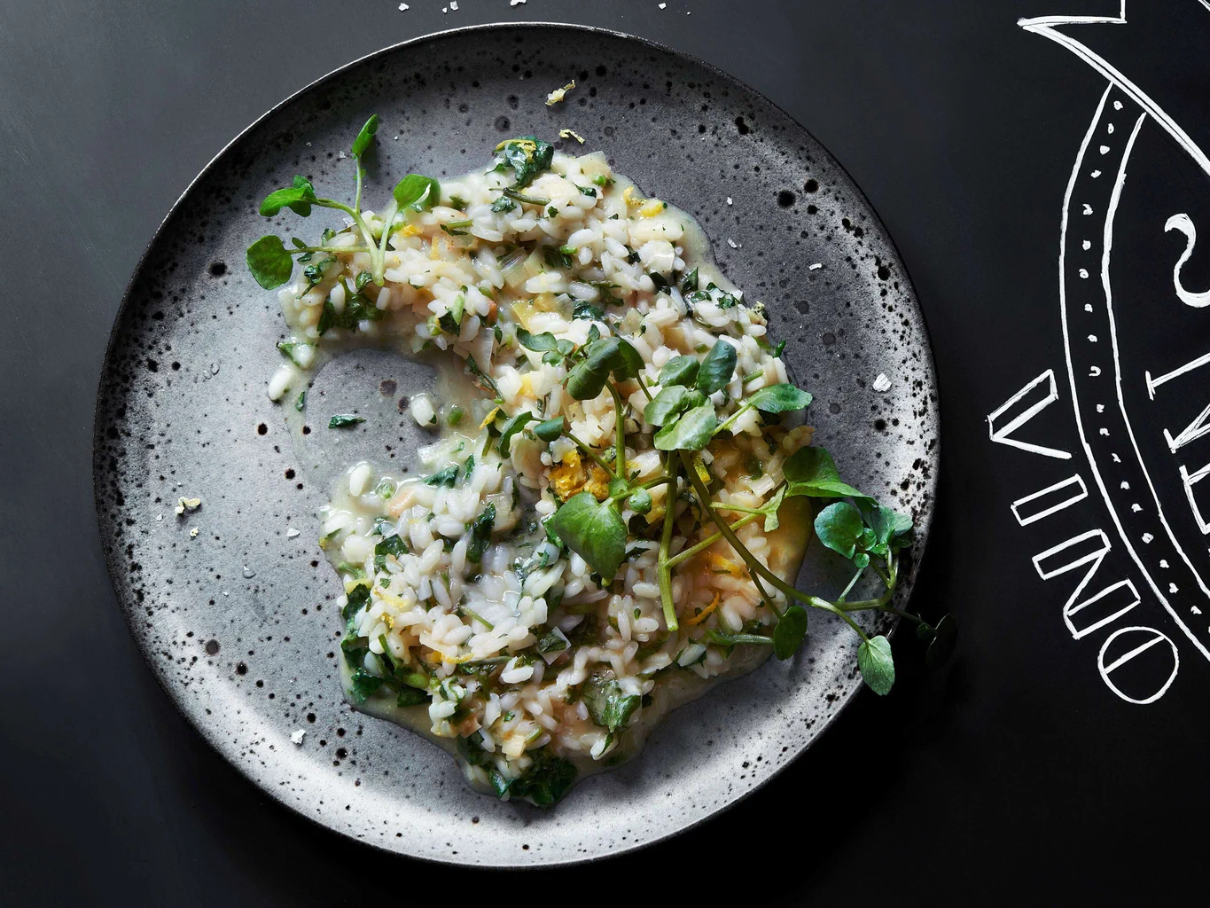 Risotto al limone e all’ortica