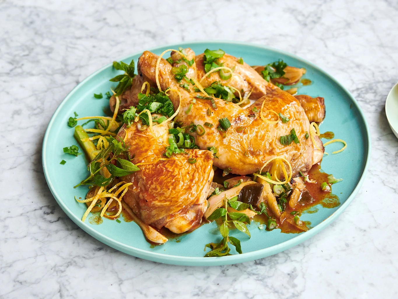 Cosce di pollo al limone