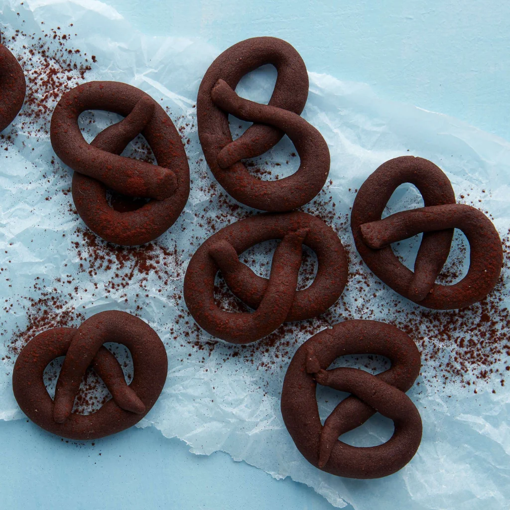 Schoko-Lebkuchen-Bretzeln