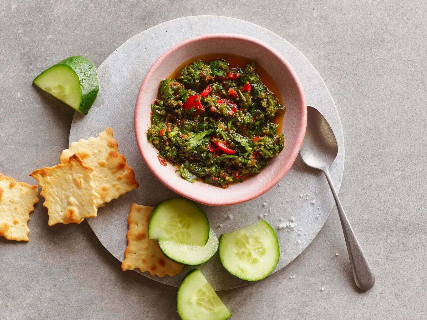 Sauce verte au piment